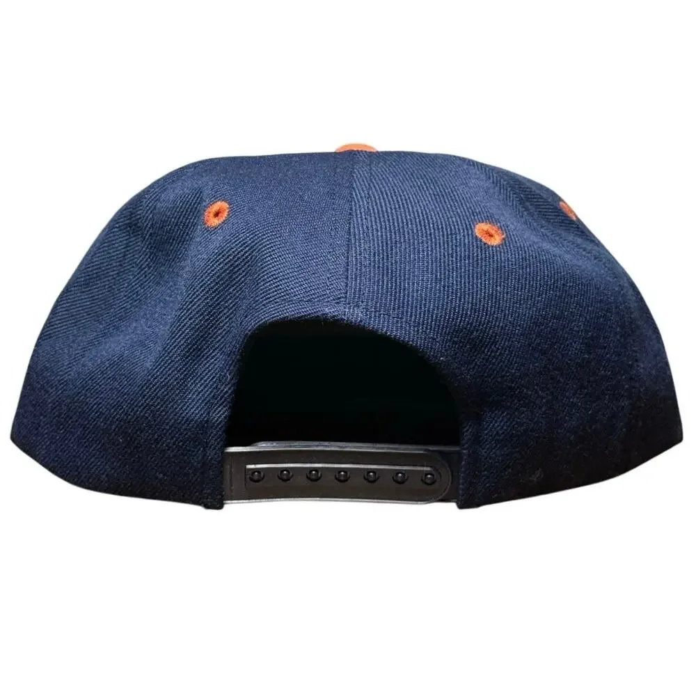 Vintage The G Cap Syracuse Orangemen Snapback Hat NWT Green Underbrim Navy